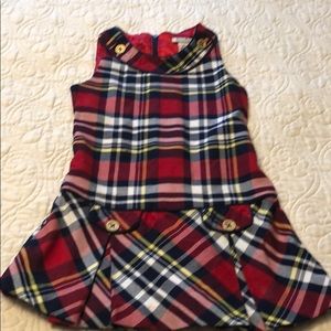 Toddler size 4 Hamstrings plaid dress